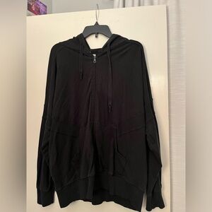 Aerie black zip up